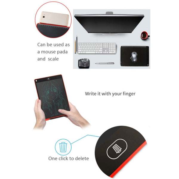 Portable 12 inch LCD Writing Tablet Drawing Graffiti Electronic Handwriting Pad Message Graphics Board Draft Paper with Writing Pen