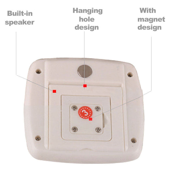 Kitchen Timer Digital Electronic Loud Alarm Magnetic Backing With Holder for Cooking Baking Sports Games Office