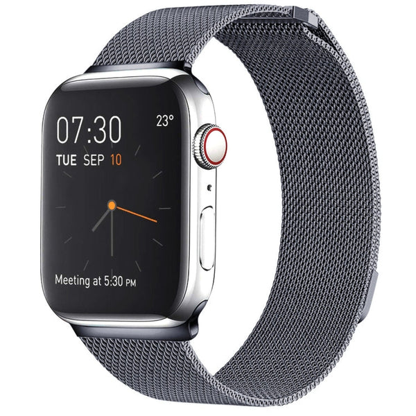 Milanese Loop Magnetic Stainless Steel Watch Band for Apple Watch Series 10 42mm / 9&8&7 41mm / SE 3&SE 2&6&SE&5&4 40mm / 3&2&1 38mm