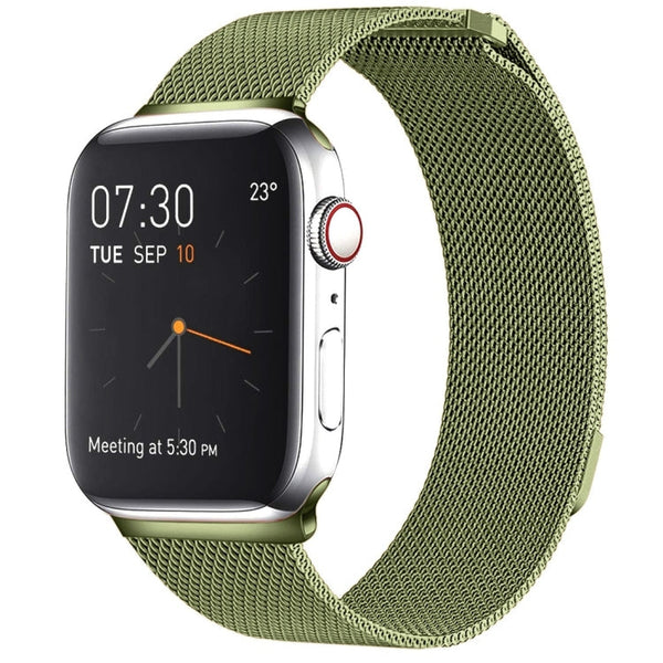Milanese Loop Magnetic Stainless Steel Watch Band for Apple Watch Ultra 49mm&Watch Ultra 2 49mm / Series 10 46mm / 9&8&7 45mm / SE 3&SE 2&6&SE&5&4 44mm / 3&2&1 42mm
