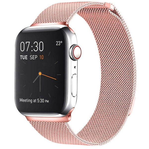 Milanese Loop Magnetic Stainless Steel Watch Band for Apple Watch Ultra 49mm&Watch Ultra 2 49mm / Series 10 46mm / 9&8&7 45mm / SE 3&SE 2&6&SE&5&4 44mm / 3&2&1 42mm