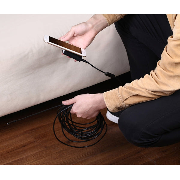 YPC110 8mm 2.0MP HD Camera WiFi Endoscope Snake Tube Inspection Camera with 8 LED, Waterproof IP68, Lens Diameter: 8mm, Length: 3.5m, Hard Line, 3.5m Hard Line