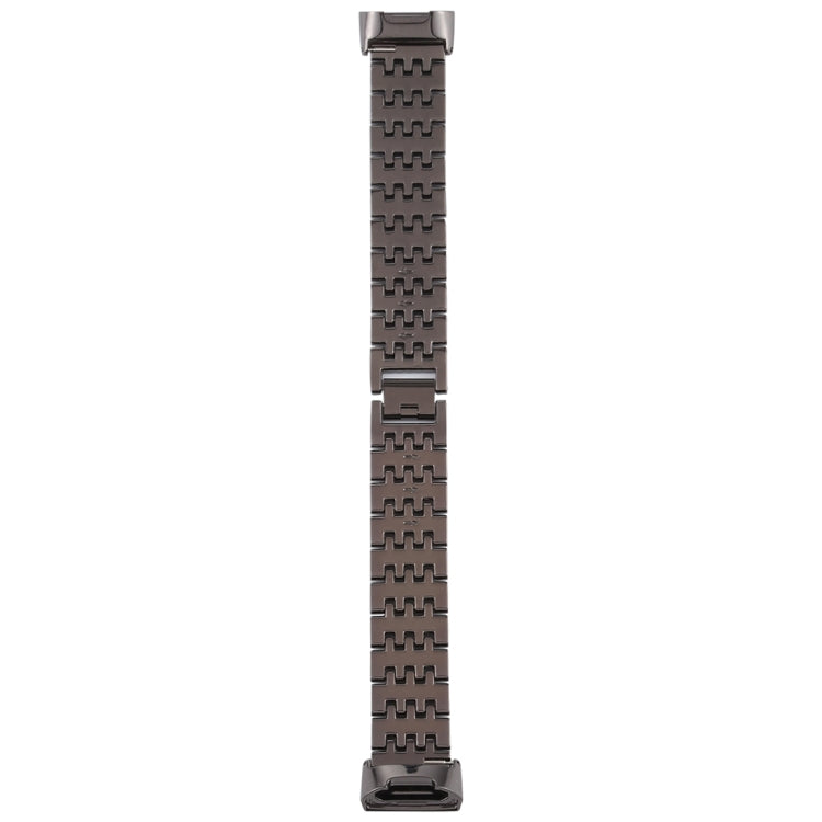 For Fitbit Charge 3 Diamond-studded Stainless Steel  Watch Band