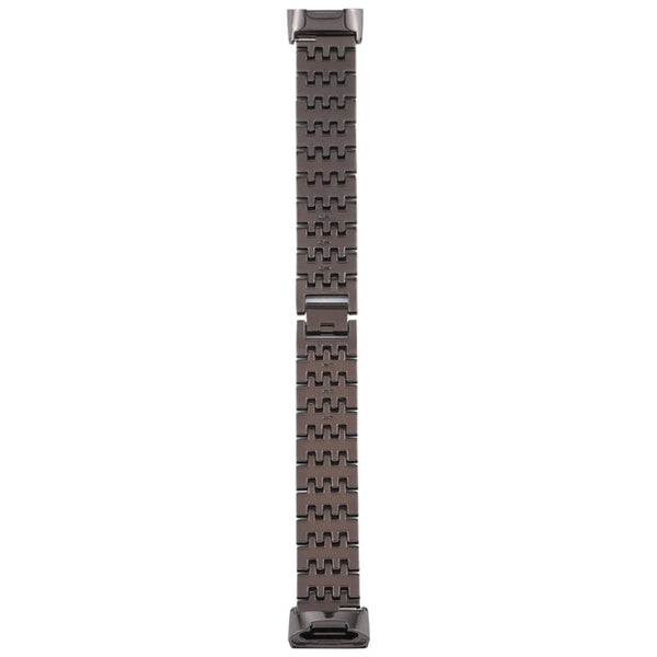For Fitbit Charge 3 Diamond-studded Stainless Steel  Watch Band