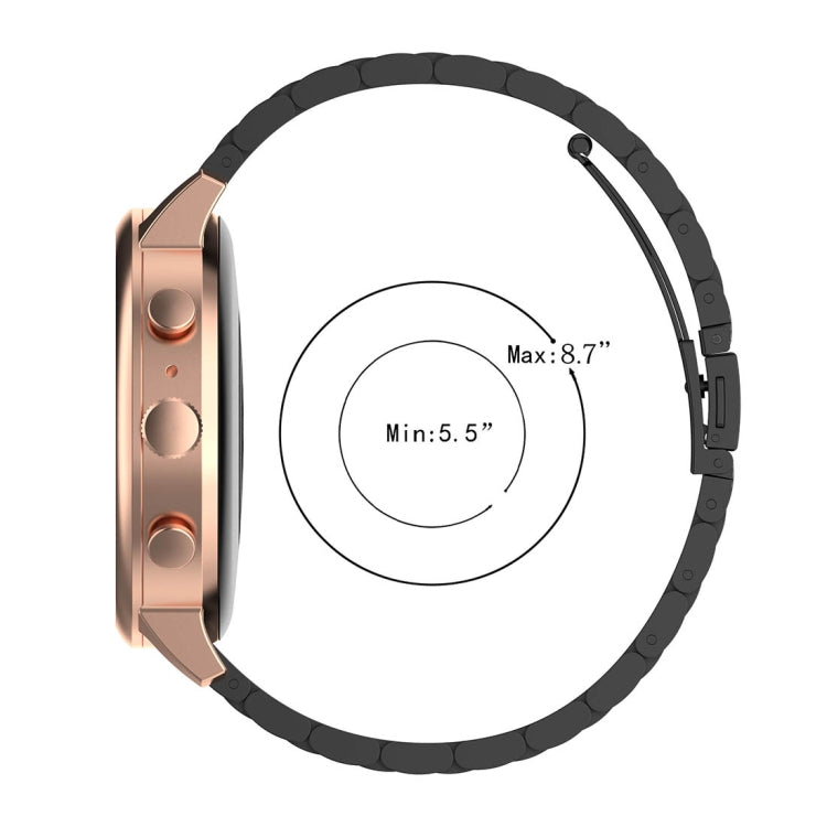 18mm Steel Wrist Strap Watch Band for Fossil Female Sport / Charter HR / Gen 4 Q Venture HR