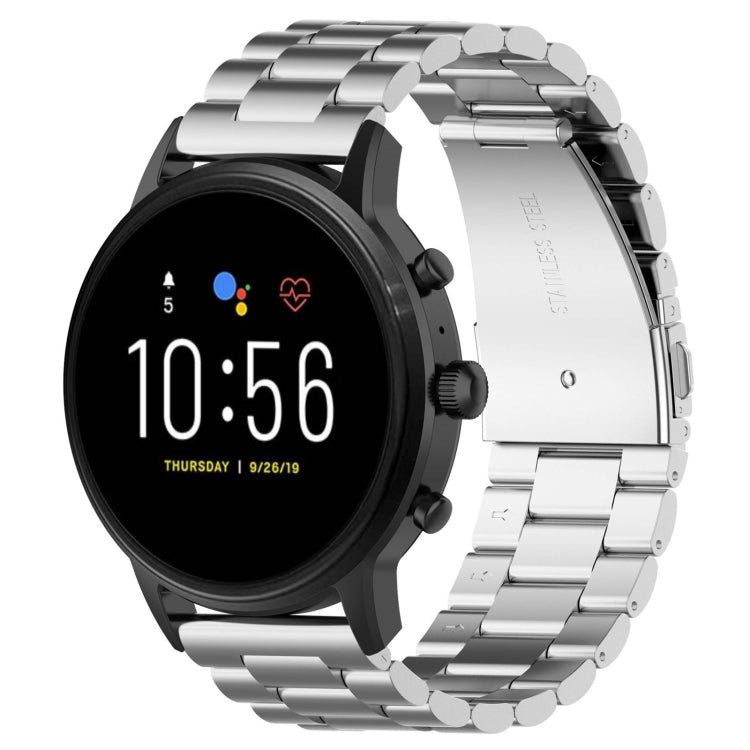 22mm Steel Wrist Strap Watch Band for Fossil Gen 5 Carlyle, Gen 5 Julianna, Gen 5 Garrett, Gen 5 Carlyle HR