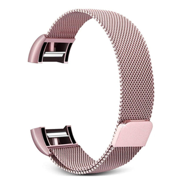 Smart Watch Stainless Steel Watch Band for FITBIT Charge 2, Size: L