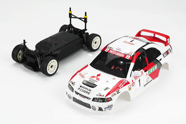 Carisma GT24 Mitsubishi Lancer Evolution IV 1/24 4WD Micro Rally Car RTR