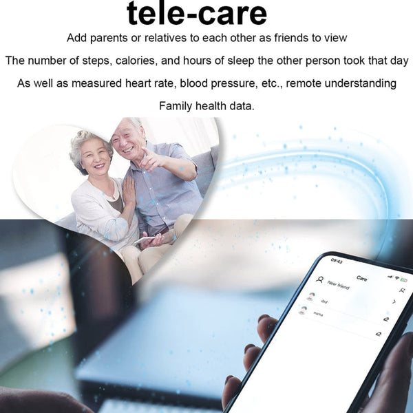 ET310 1.39 inch IPS Screen IP67 Waterproof Leather Band Smart Watch, Support Body Temperature Monitoring / ECG