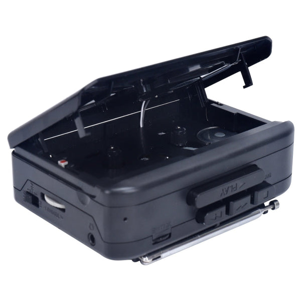 TON009 Stereo Cassette Tape Player FM/AM Radio with External Speaker, TON009