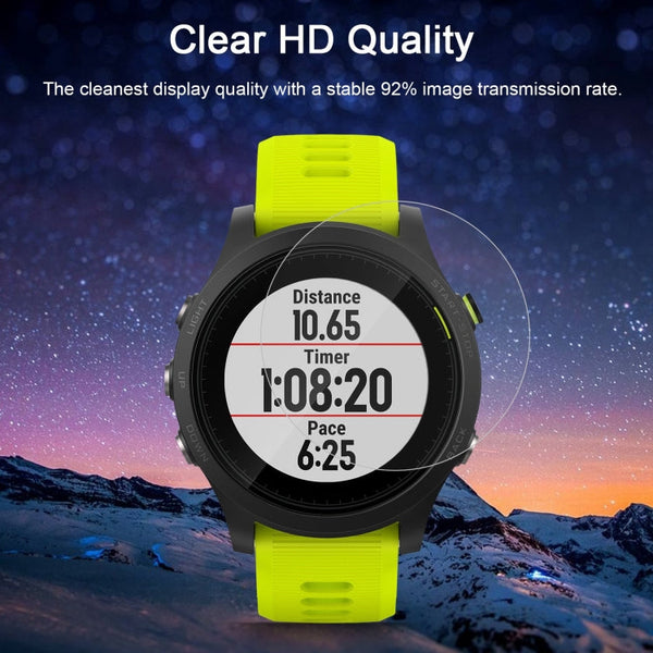 2 PCS ENKAY Hat-Prince for Garmin Forerunner 935 Smart Watch 0.2mm 9H Surface Hardness 2.15D Explosion-proof Tempered Glass Screen Film