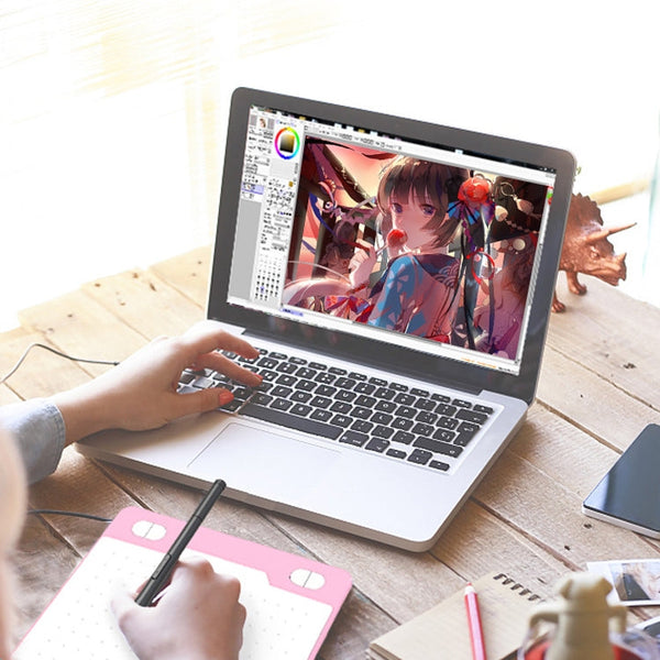 10Moons T503 Drawing Tablet Can Be Connected to mobile Phone Tablet with 8192 Passive Pen