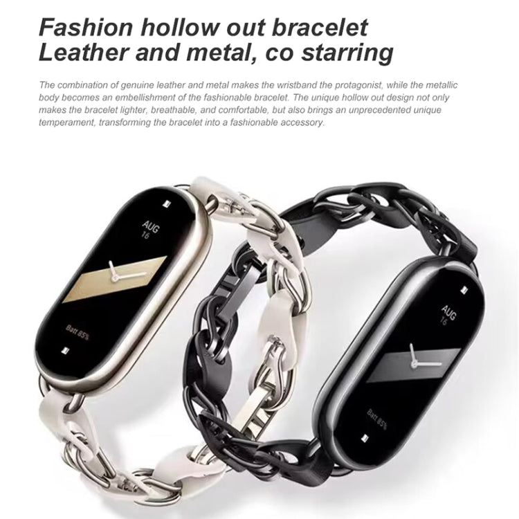 Original For Xiaomi Mi Band 8 Fashion Stainless Steel Bracelet