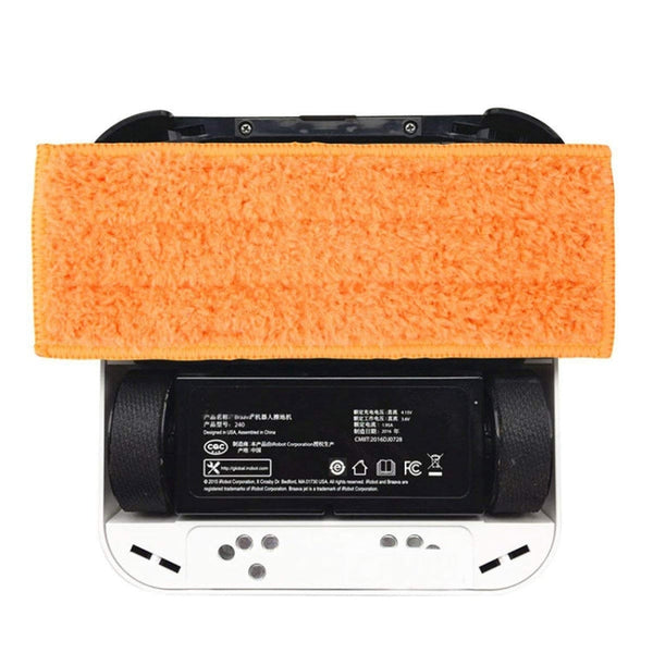 3 PCS Reusable Replacement Microfiber Mopping Cloth Wet Rag for iRobot Braava jet240 / 241