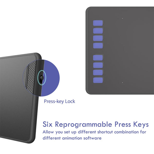 HUION Inspiroy Series H950P 5080LPI Professional Art USB Graphics Drawing Tablet for Windows / Mac OS, with Battery-free Pen