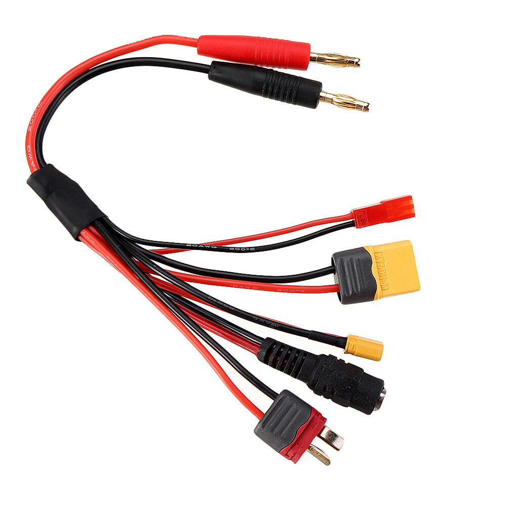 4mm Banana to XT60 XT30 DC5.5 T-Plug Charger Adapter Cable