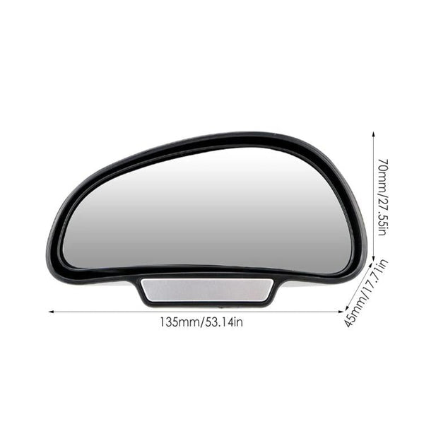 3R-091 Car Blind Spot Left Rear View Wide Angle Adjustable Mirror