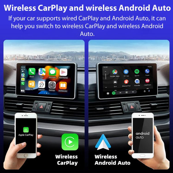 Car Intelligent AI Box Original Car Wired to Wireless Android Auto