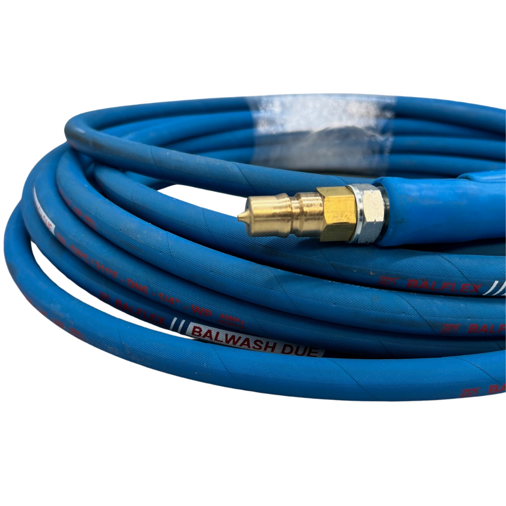 Astrox 50ft Rough Textured Carpet Cleaner Solution Hose With QR Fittings