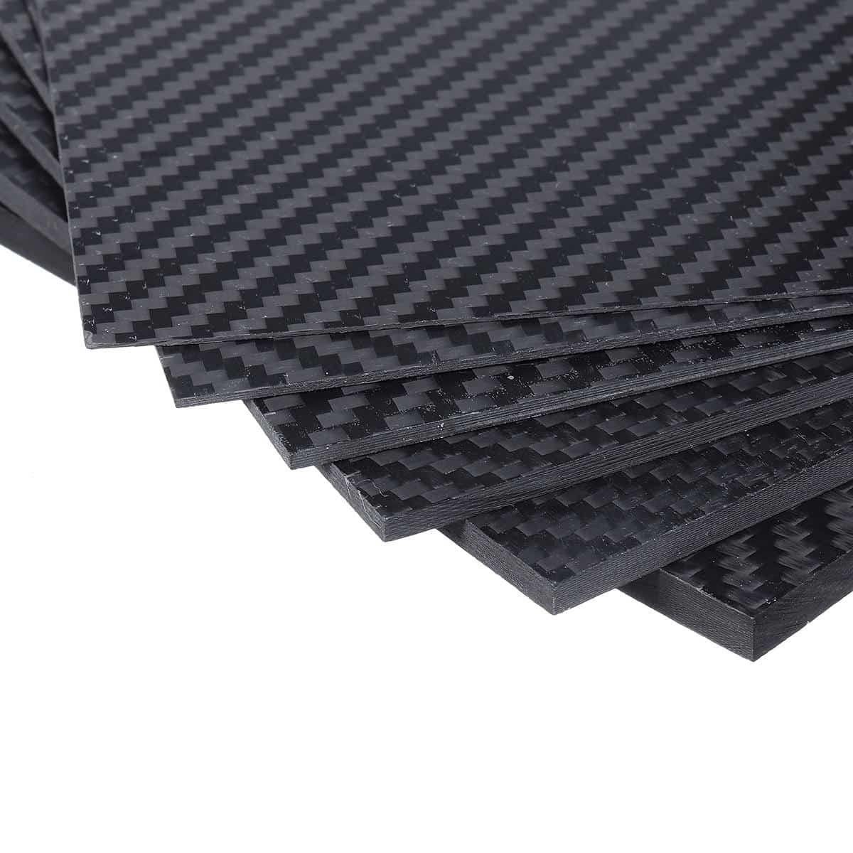 3K Carbon Fibre Plate 200x300mm (1mm to 5mm Thickness)
