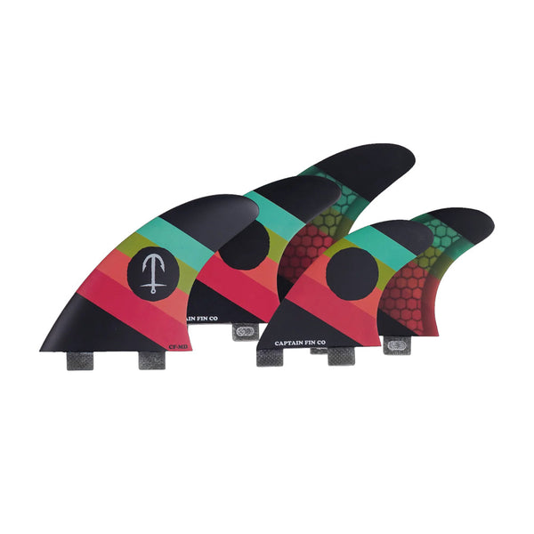 Captain Fin Co - CF Series 5 Fin - SM/MD/LG - Black (FCS)