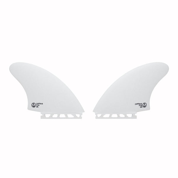 Captain Fin Co - CF Twin Keel - Large - White (Futures)