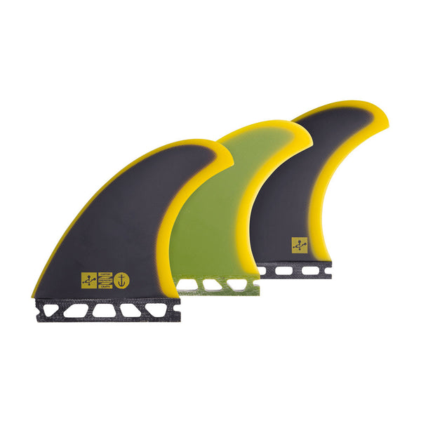 Captain Fin Co - Chemistry Tri - MD/LG - Black/Yellow (Futures)