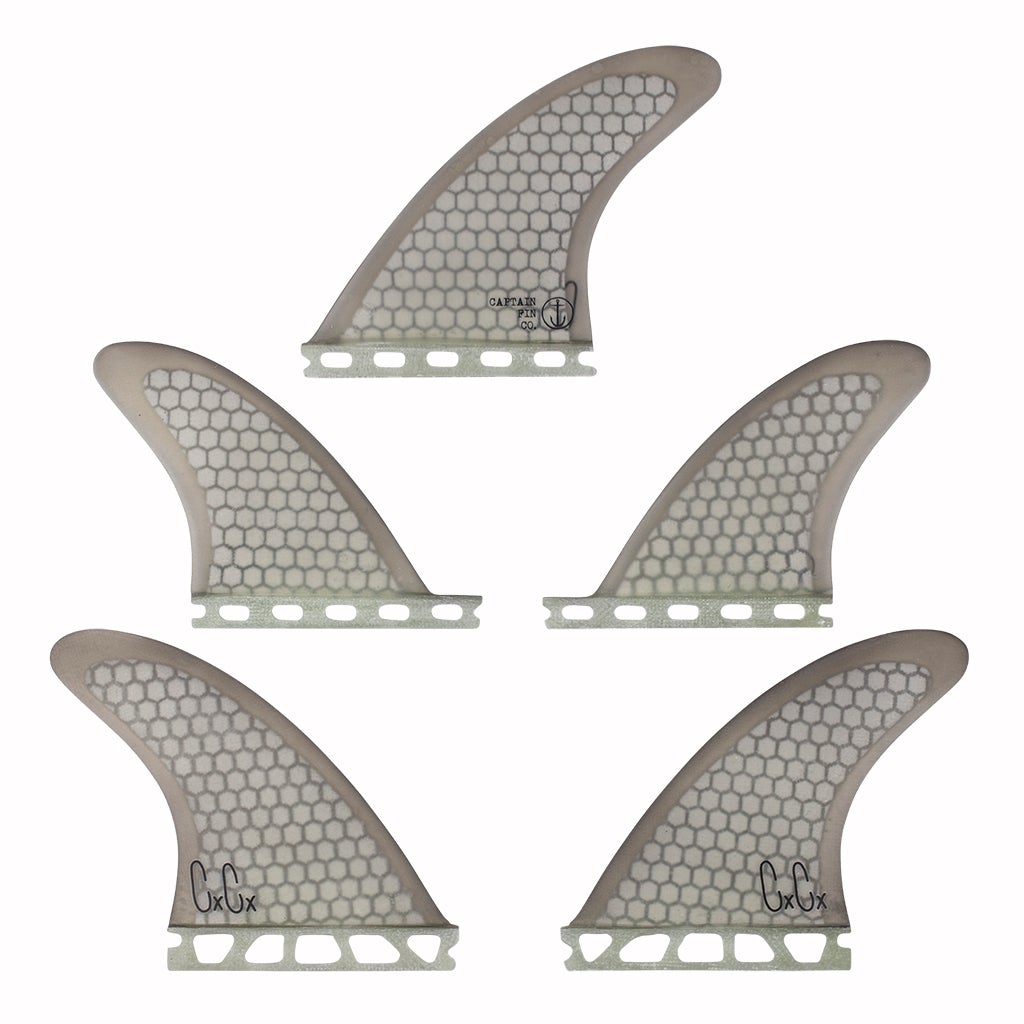 Captain Fin Co - Christenson 5 Fin - Medium - Smoke (Futures)