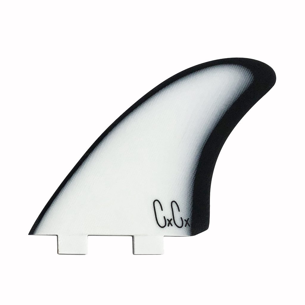 Captain Fin Co - Christenson Twin Especial - Medium - White/Black (FCS)