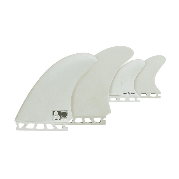 Captain Fin Co - Dane Reynolds Quad - Former Twad  - White (Futures)