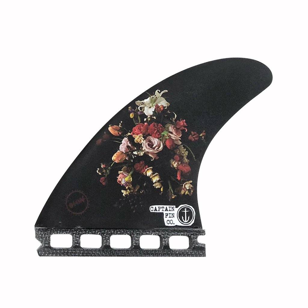 Captain Fin Co - Dion Agius Flowers Tri - Medium - Black (Futures)