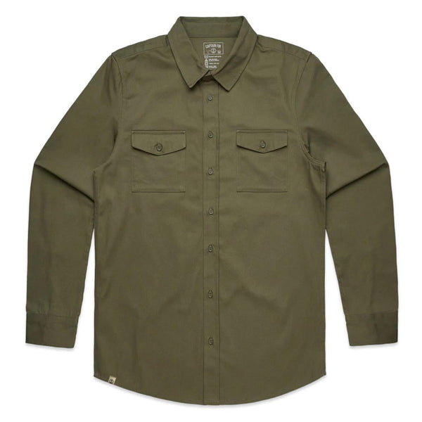 Captain Fin Co - Military Shirt - Army