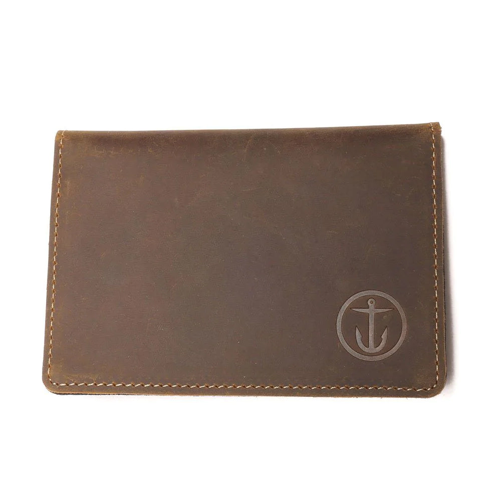 Captain Fin Co - Momento Bifold Leather Wallet - Brown