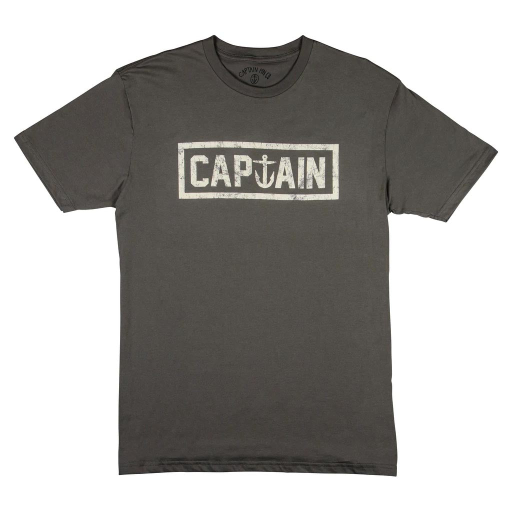 Captain Fin Co - Naval Captain Tee - Military Green