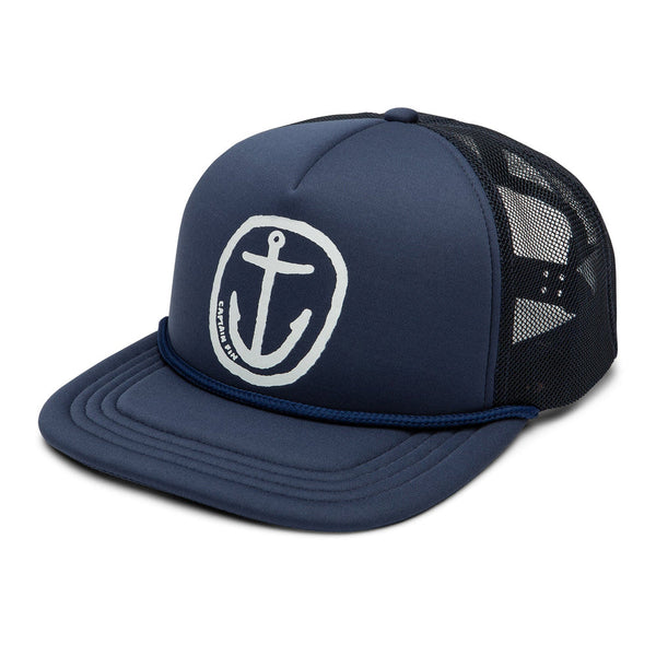 Captain Fin Co - Nuevo Anchor Trucker Cap - Navy