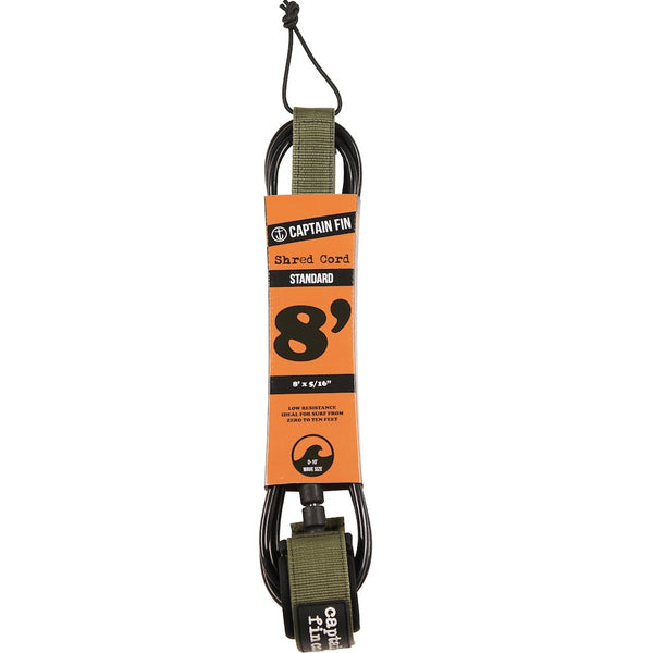 Captain Fin Co - Shred Cord - 8' Standard - Army