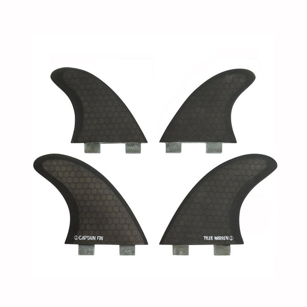 Captain Fin Co - Tyler Warren Quad - Medium - Black (FCS)