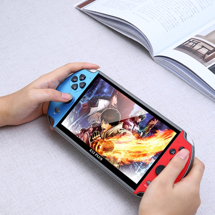 Powkiddy X12 Plus Retro Classic Games Handheld Game Console with 7 inch HD Screen & 16GB Memory, Support MP4 / E-book, X12 Plus