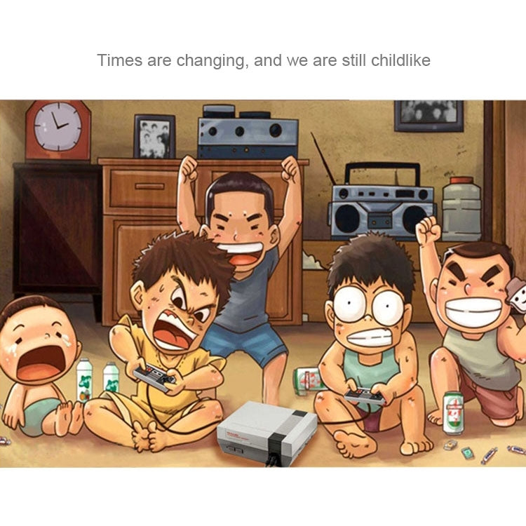 Retro Classic TV Mini Game Console, Built-in 620 Games, 620 Games(EU Plug), 620 Games(US Plug)