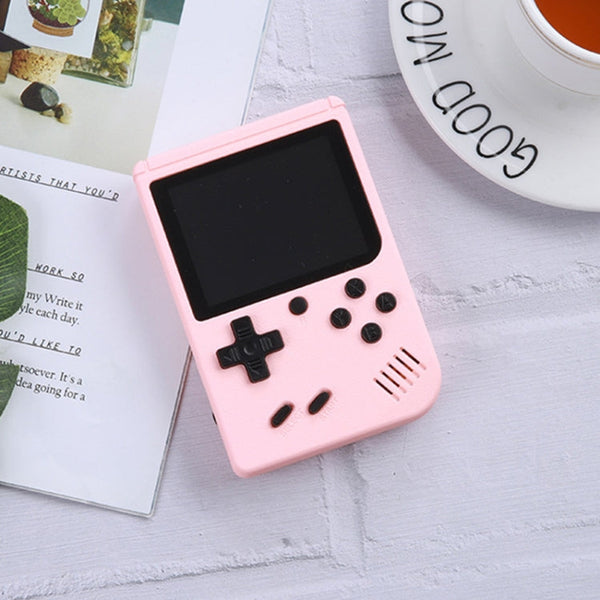 MK500 Macaron Mini Retro Classic Handheld Game Console for Kids Built-in 500 Games, Support AV Output, MK500 / Yellow, MK500 / Pink, MK500 / Green, MK500 / Grey, MK500 / Blue