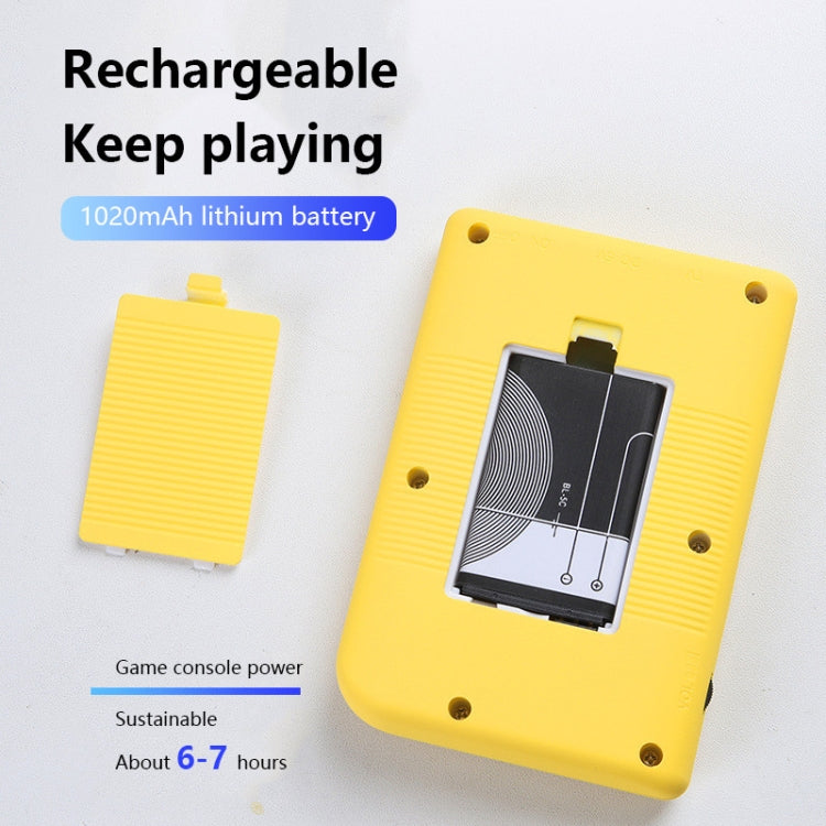 MK500 Macaron Mini Retro Classic Handheld Game Console for Kids Built-in 500 Games, Support AV Output, MK500 / Yellow, MK500 / Pink, MK500 / Green, MK500 / Grey, MK500 / Blue