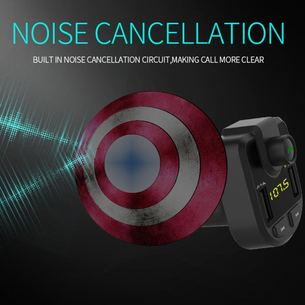 Dual USB Charger, Support Bluetooth / Micro SD Card / TF Card / USB Disk, BT36