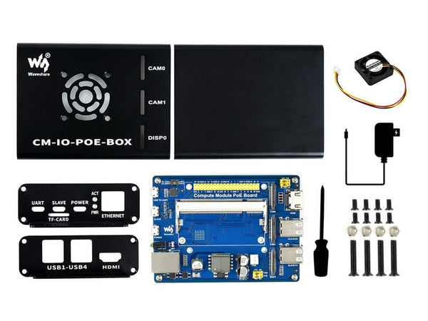 Raspberry Pi Compute POE Mini Computer (CM-IO-POE-BOX-UK)