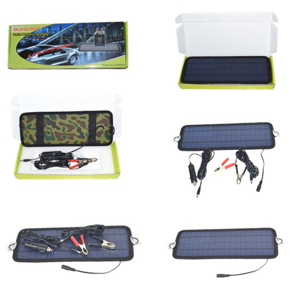 4.5W Portable Car Automobile Boat Battery Solar Cells Rechargeable Power Battery Charger