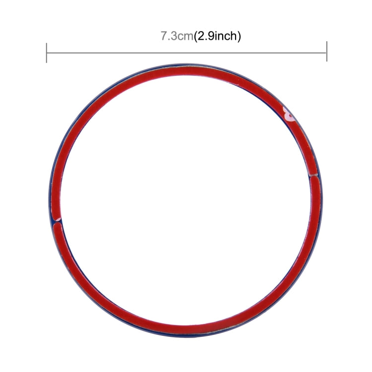 4 PCS Car Aluminum Wheel Hub Deroration Ring For Cadillac