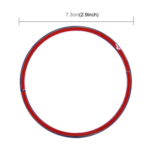 4 PCS Car Aluminum Wheel Hub Deroration Ring For Cadillac