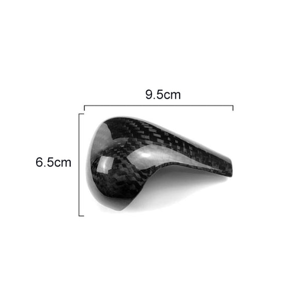 For Left Driving Universal Carbon Fiber Car Gear Shift Knob Modified Shifter Lever Knob for AUDI A4 / A5 / A6 / A7 / Q5 Q7