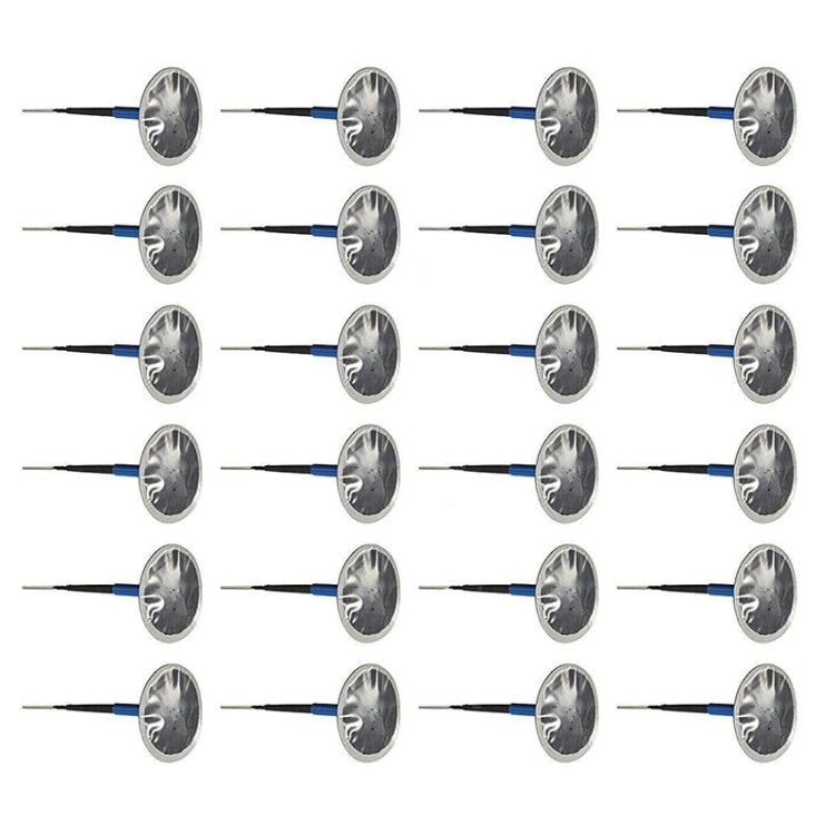 24 PCS 6mm Mushroom Nail-tyre Film Tyre Cold Patch Film Rubber Tire Repair Kit, 6mm