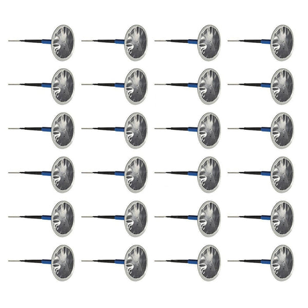 24 PCS 6mm Mushroom Nail-tyre Film Tyre Cold Patch Film Rubber Tire Repair Kit, 6mm