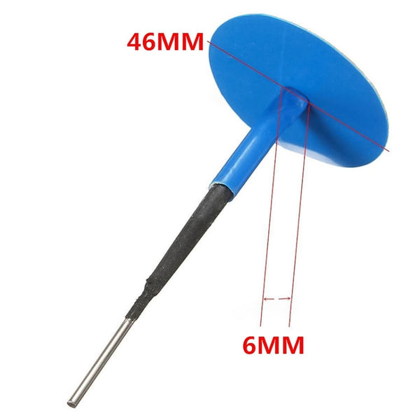 24 PCS 6mm Mushroom Nail-tyre Film Tyre Cold Patch Film Rubber Tire Repair Kit, 6mm